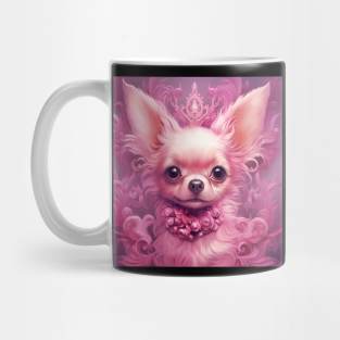 Abstract White Chihuahua Mug